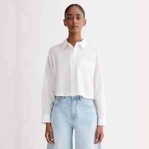 • Everlane • Way-Short Shirt in Silky Cotton
